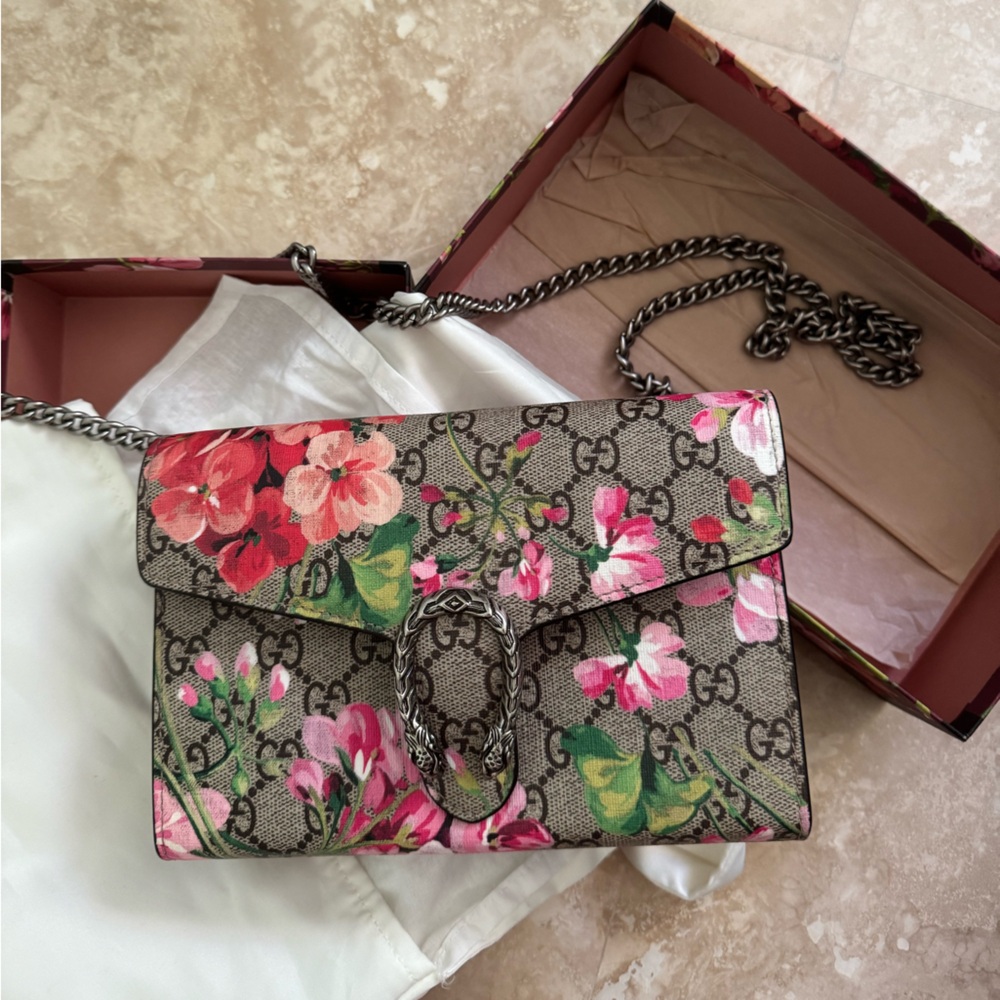 Gucci | Dionysus Chain Wallet cloth crossbody bag